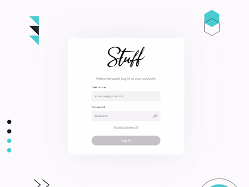 Customizable Web Application using react