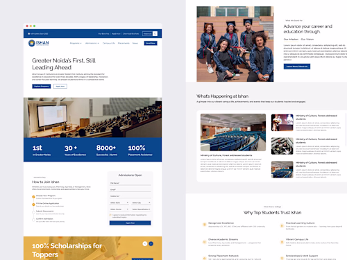 Educational Institution Website Redesign