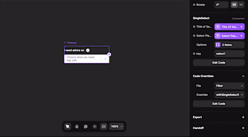 Custom Filter Component & API Integration (Framer)
