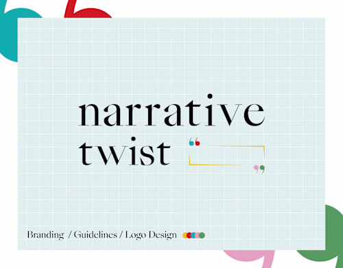 Narrative Twist Branding and Animated Logo