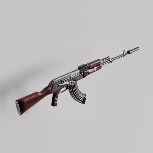 Low poly game asset modelling