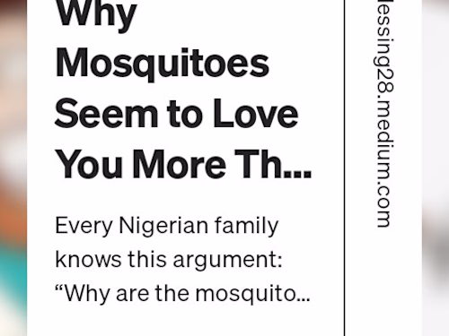 Why Mosquitoes Seem To Love You More Than Your Siblings