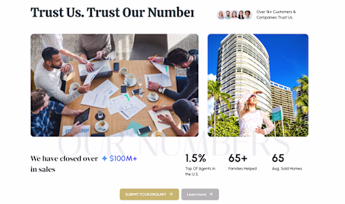 Framer designs from multiple projects