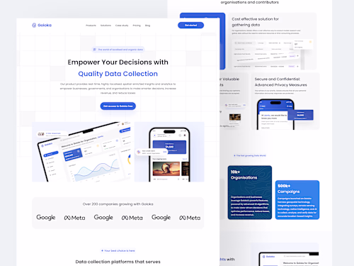 Saas Website Design
