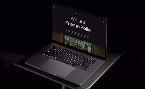 Frame Folio - Webflow template