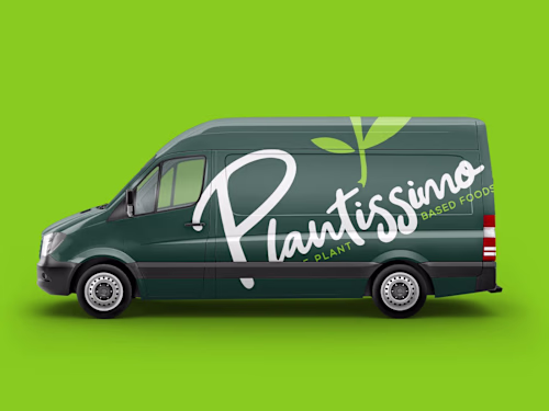 Plantissimo Vegan Company Branding Design 