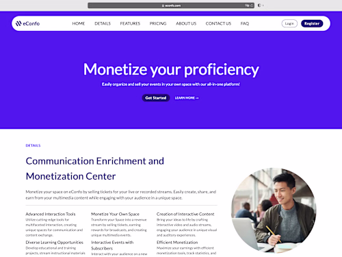 eConfo - Monetize your proficiency