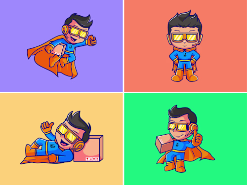Super Boxman dor Business :: Behance