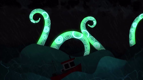 Fishing at Night - 2D Animation