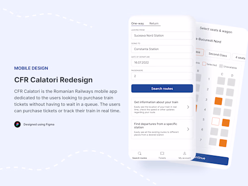 Purchasing Train Tickets - Redesign Project