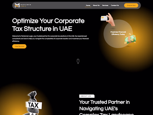 Corporate Tax Consulting Services in Dubai - UAE | Marksmen Log…