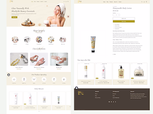 Blissbyme Beauty Care | Shopify Website