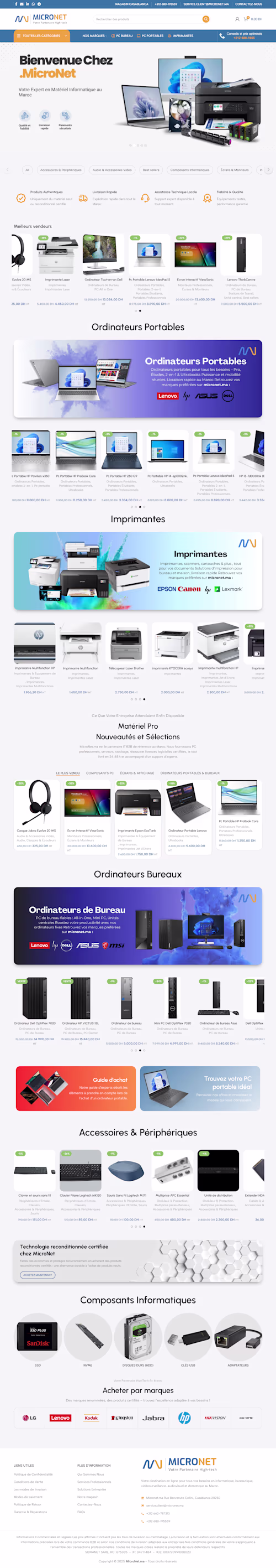 MicroNet E-Commerce Platform Development