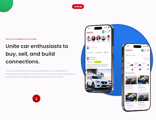 Tunel.az - Social Automobile Platform Mobile App
