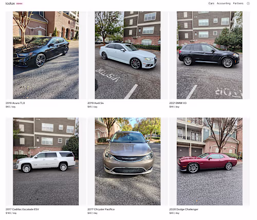 Ice Lux Rentals | Fullstack development