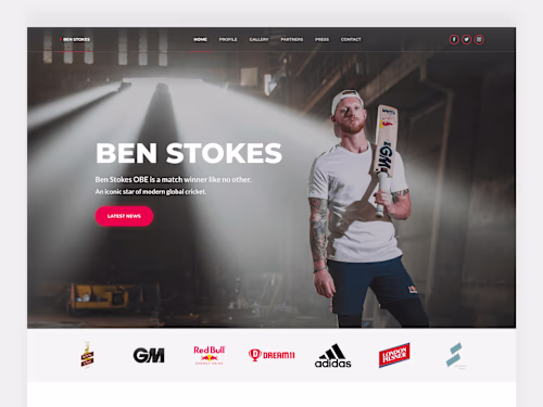 Ben Stokes (Official Website)