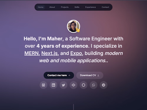 My portfolio | Next.js