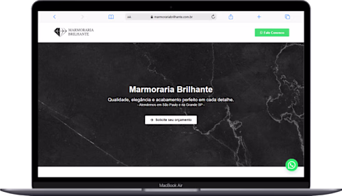 Landing Page Design for Stone Company