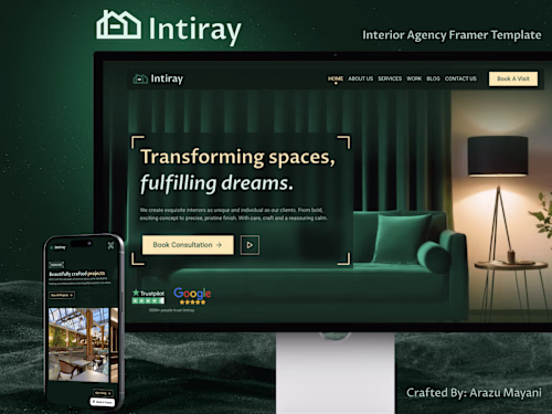 Intiray Framer Template Development