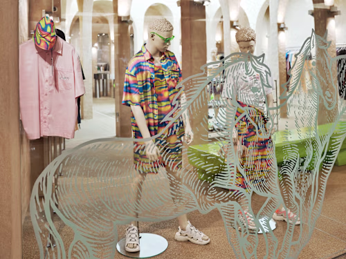 Social Media Content for Les Benjamins Dubai