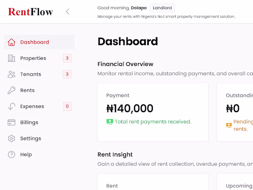 Rentflow Property Management Software