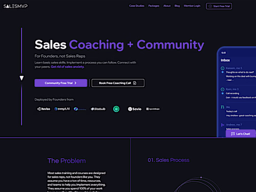Founder-Led Sales Process | SalesMVP Lab