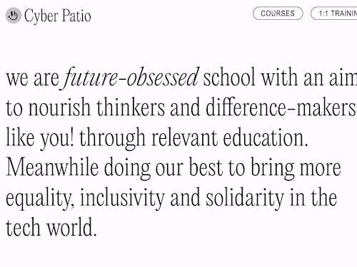 Tech School Web Design and Development