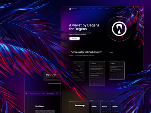 Web3Wallet - Landing Page