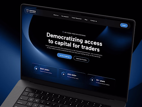 Fortress Capital Markets Website Redesign