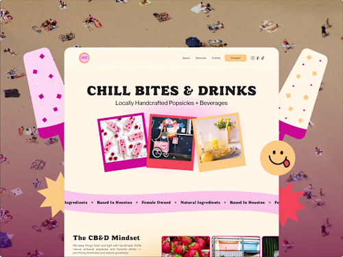 Chill Bites & Drinks — Framer Website Development + Branding