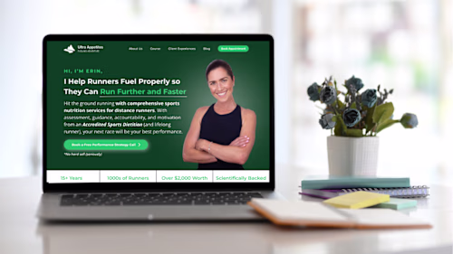 Custom Kajabi Website Development for Erin