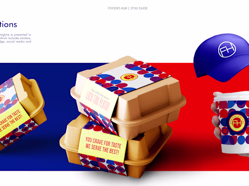 Foodies Hub- Logo and Brand Design on Behance