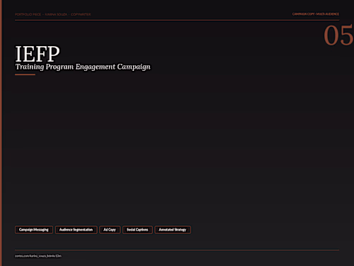 Training Program Engagement Campaign (multi-audience