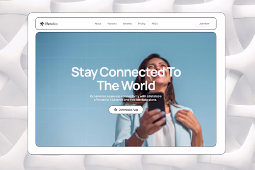 Lifetelco - Framer Website Design & Development