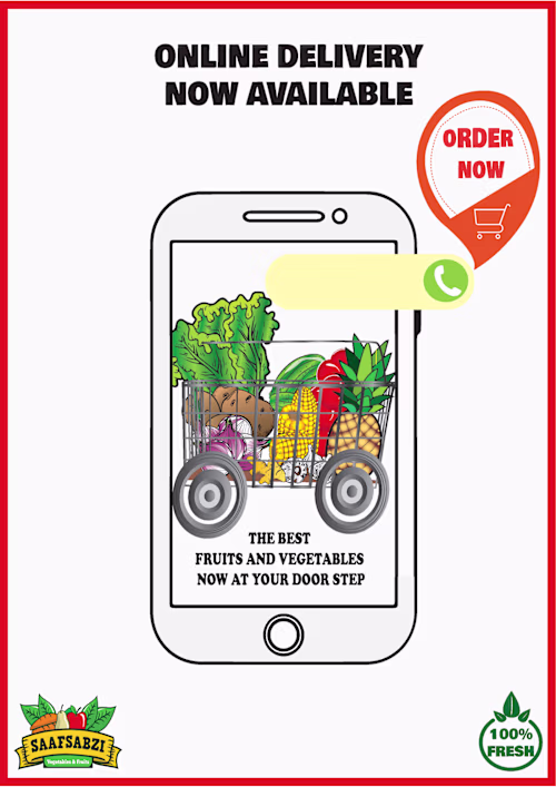 FLYER DESIGNS  FOR SAAF SABZI