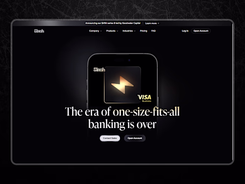 Slash – Complete Fintech Banking Website (Figma UI/UX Design)