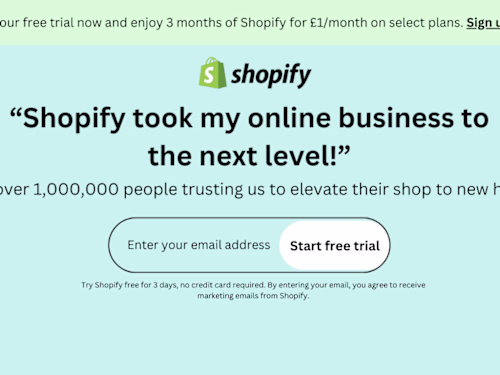 Spec Work- Shopify Landing Page