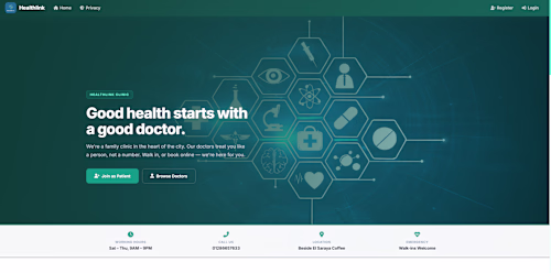 Smart Clinic Management Web Application
This