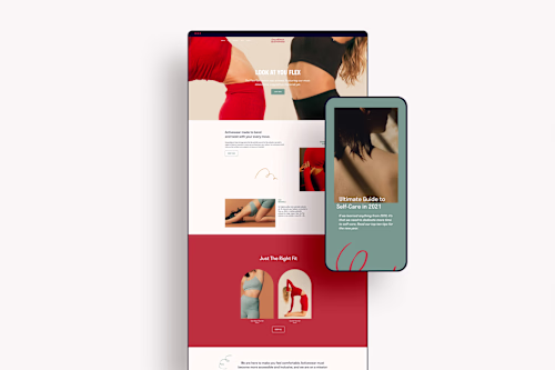 GoodDays Activewear Brand Identity + Website Design