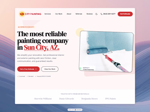 Sun City Painting - Painting