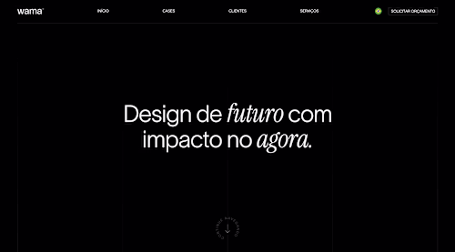 Wama Web Design Agency with focus in Framer | www.wama.com.br