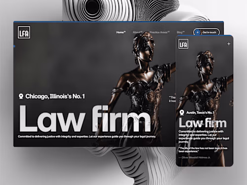 LFA - Law Firm Website Built In Framer