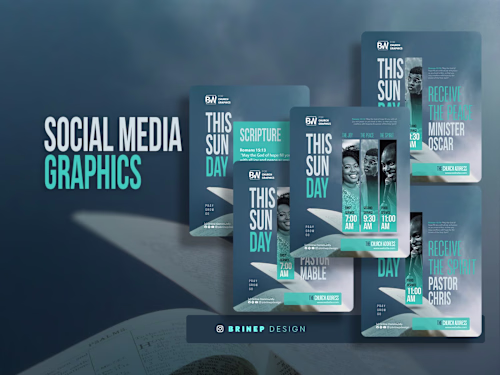 Chicsurch Visual Identity and Social Media Graph