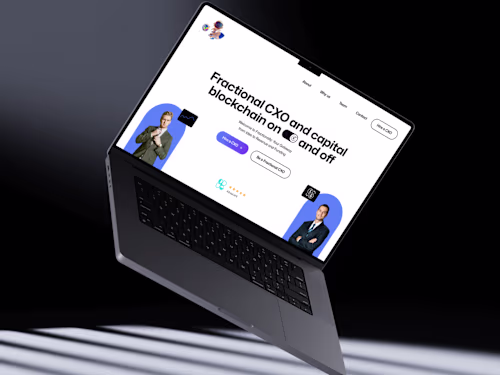 Fractionally - Website for Web3 blockchain capital firm