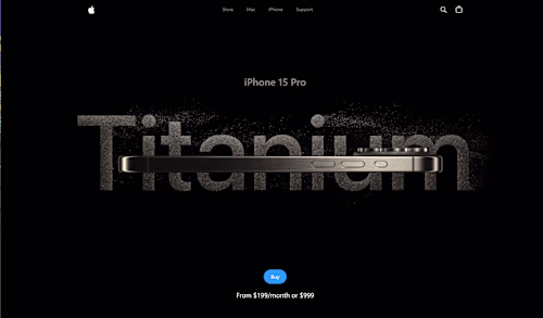 iPhone Landing Page Clone