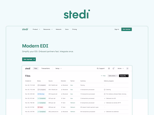 Stedi.com – Modern EDI Platform