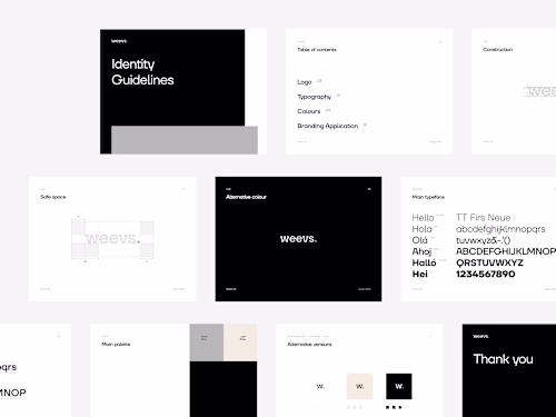 Weevs – Brand & Landing Design