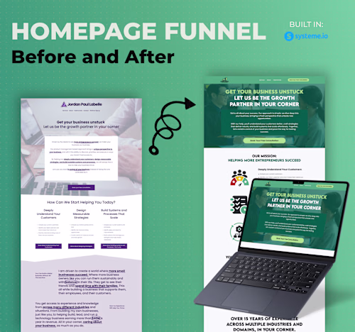 Website Redesign to Homepage Funnel