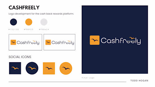 CashFreely brand / logo design