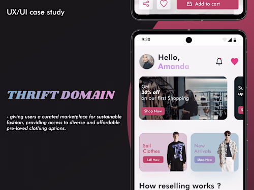 Thrift Domain: Re clothing app